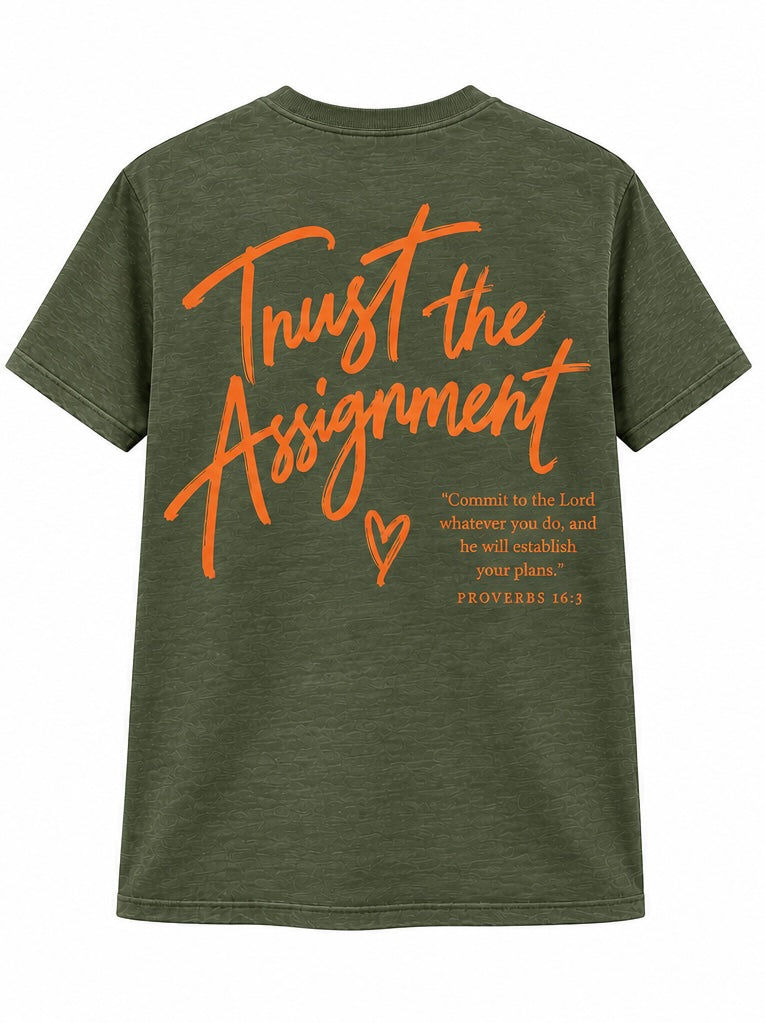 Trust The Assignment Adults Tee